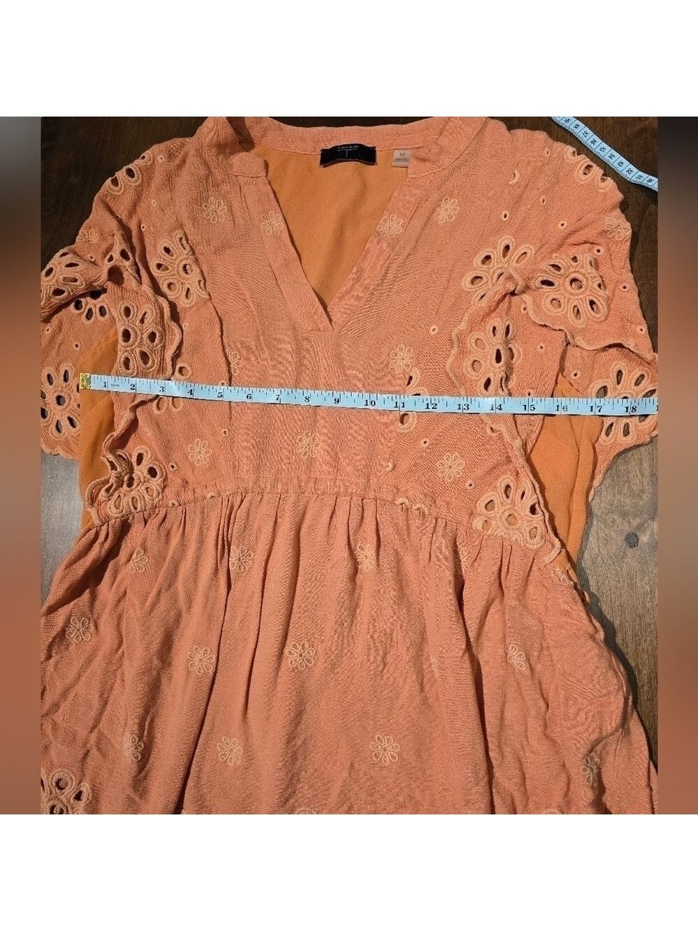 Tahari Eyelet Top - Picture 7 of 12